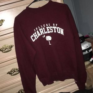 college of Charleston sweatshirt/ pull over